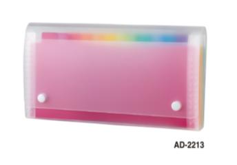 セキセイアドワン®︎レインボードキュメントファイルAD-2213レインボーカラーのドキュメントファイル