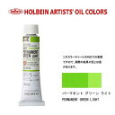 ホルベイン 油絵具20ml(6号)パーマネントグリーンライトH077油彩絵具 単色