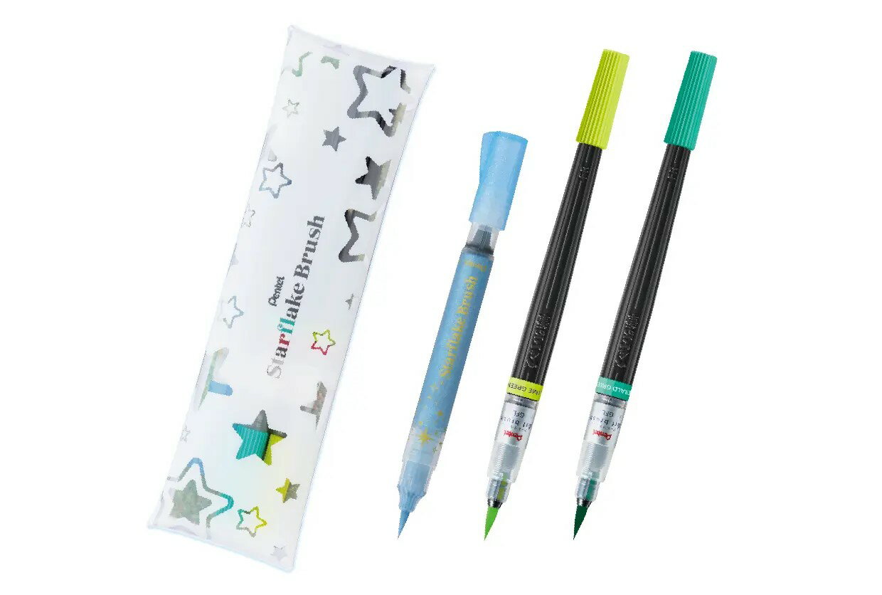 ぺんてる Pentel スターフレークブラッシュ&アートブラッシュブラッシュ限定セット GFH-SAST