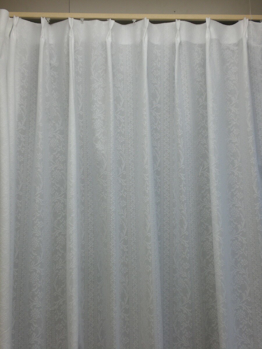 特価 レースカーテン ミラーレースカーテン 1間 窓用カーテン1枚 幅200cm×高さ133cm ビンテージ 紫外線UVカット85%