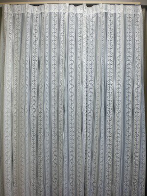 乐天商城 - 特価 レースカーテン 花柄レースカーテン 1間半 普通、欄間用カーテン1枚 幅150cm×高さ176cm 1枚 幅150cm×高さ228cm 1枚 ヴィンセント