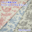 (生地測り売り) 生地巾 約160cm × 長さ1m～20m （ mini-pastorale4452/ミニパストラル ） 綿100％ ウォッシャブル カルトナージュ トワルドジュイ (mfta社)