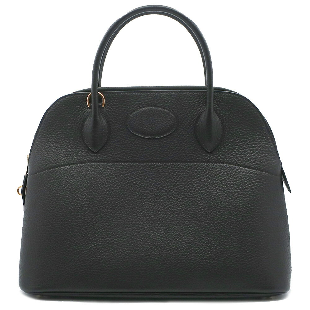 HERMES 31 - 【天白】【HERMES】エルメス ボリード31 レザー ゴールド金具 ブラック □B刻印 1998年製造 ハンドバッグ ショルダーストラップ欠品 レディース 鞄【中古】
