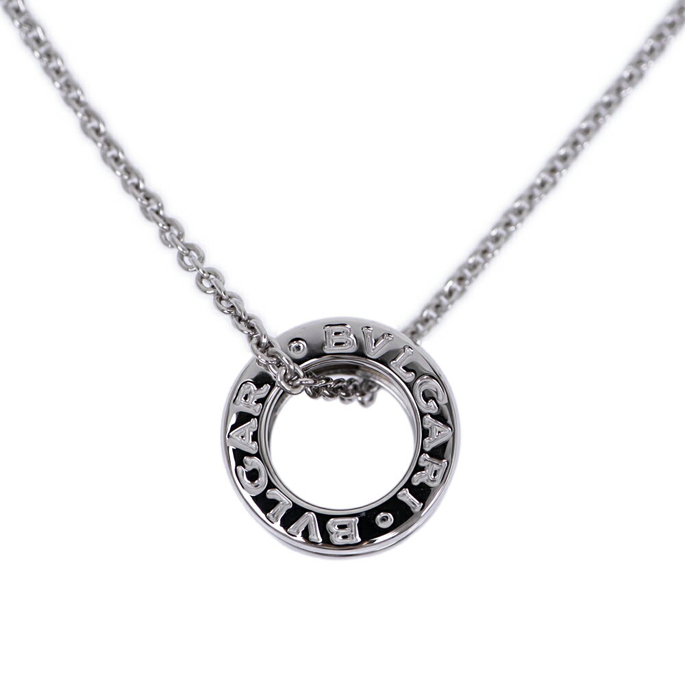 Chromium - 【最大4万円割引クーポン】【名東】【BVLGARI】ブルガリ B-zero1 ビー・ゼロワン ネックレス 750WG K18 ホワイトゴールド 40cm 11.8g ペンダント【仕上げ済】【中古】
