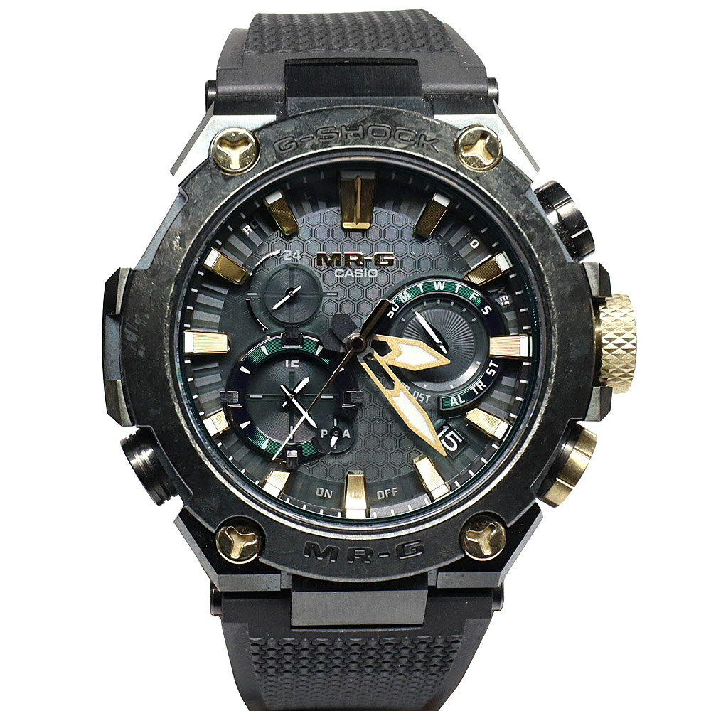 【名古屋】【CASIO】カシオ G-SHOCK MRG-B2000RG-3AJR 鐵色 チタン DLC ラバー 電波ソーラー メンズ腕時計 男【中古】
