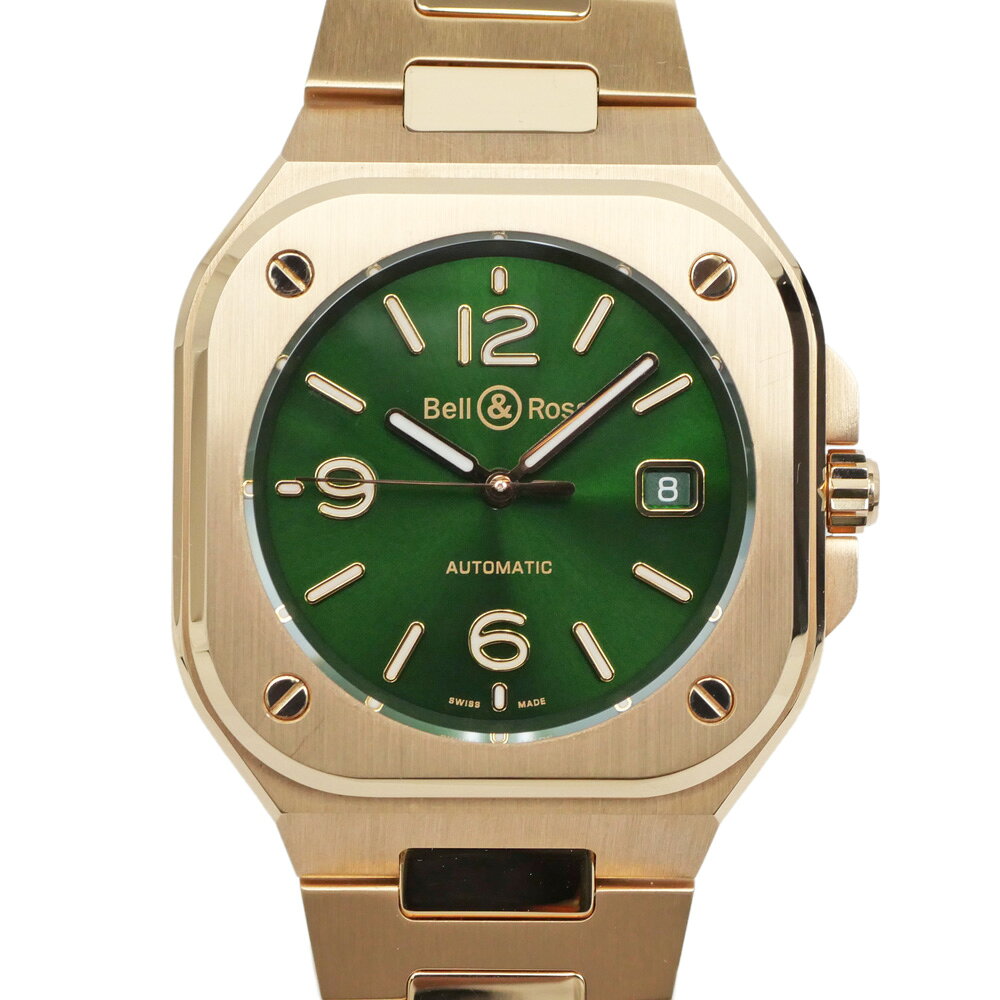 名東 BELL&ROSS ベル&ロス BR-05 グリーン ゴールド BR05A-GN-PG SPG 750RG 自動巻き メン uedasakae-10107050 質ウエダ パッケージ画像