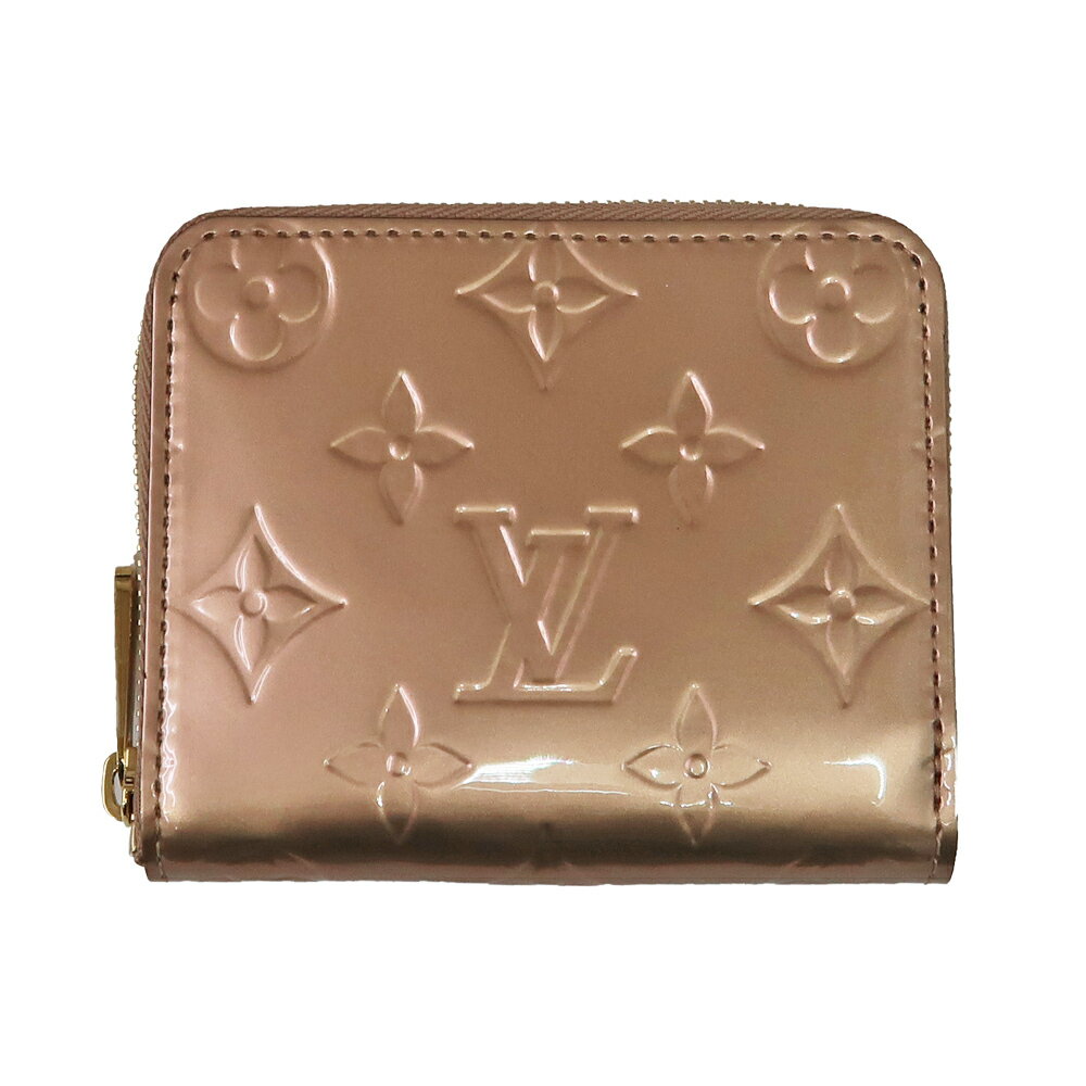 【最大3万円クーポン 5/9 20:00~】【名東】【LOUIS VUITTON】ルイヴィトン ジッピーコインパース モノグラム ヴェルニ 小銭入れ コインケース ローズゴールド M90601【新品】【未使用】【中古】