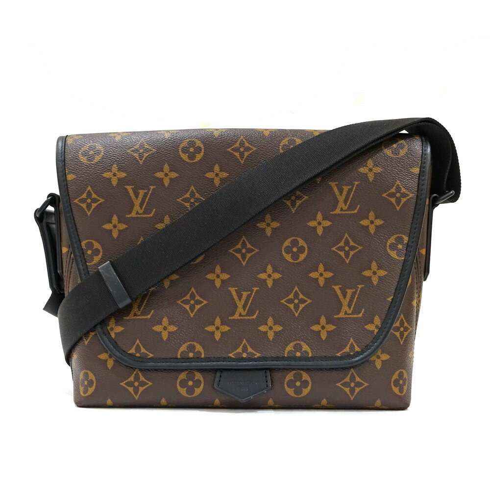 【栄】【LOUIS VUITTON】ルイヴィトン マグネティック メッセンジャー ショルダーバッグ モノグラム マカサー メンズ M45557【中古】