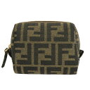 【最大3万円割引クーポン 5/1~】【名古屋】【FENDI】フェンディ メイクアップポーチ XS FFモチーフ 8N0179AKBIF0XEC 化粧ポーチ ブラ...