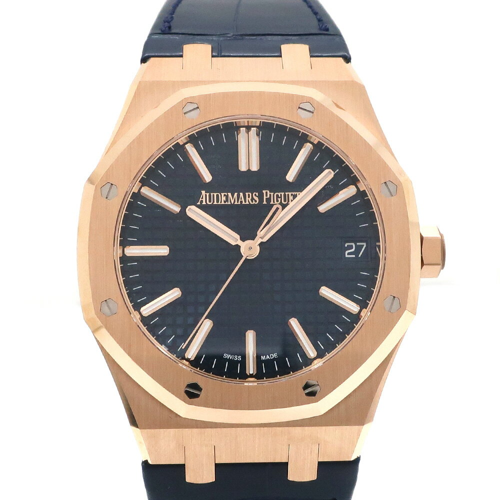 【最大3万円クーポン 5/9 20:00~】【天白】【AUDEMARS PIGUET】オーデマピゲ ロイヤルオーク ナイトブルー 15510OR.OO.D315CR.02 K18PG 腕時計 グランドタペストリー メンズ 自動巻き 箱 23年保【新品】【未使用】【中古】