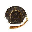 【最大3万円クーポン 5/9 20:00~】【栄】【LOUIS VUITTON】ルイヴィトン ミニエリプス M51129 モノグラム ポーチ クラッチバッグ ブラウン レザー レディース【中古】