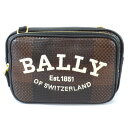 【天白】【BALLY】バリー CHADO.I 4WAYバッグ ブラウン ブラック ゴールド金具 レザー トップハンドル ショルダー クロスボディバッグ メンズ ...