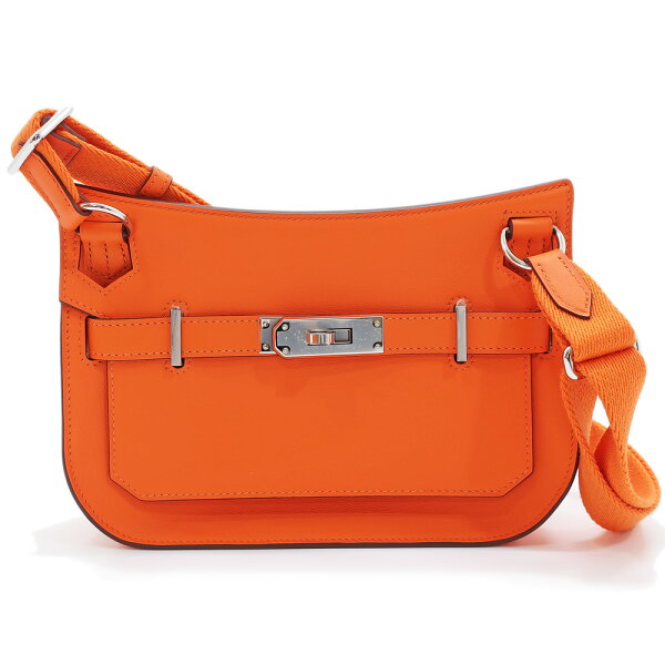 【最大3万円クーポン 5/1~3】【天白】【HERMES】エルメス ジプシエールミニ エヴァーカラー オレンジミニアン B刻印 2023年製造 ショルダーバッグ シルバー金具 SV【新品】【未使用】【中古】