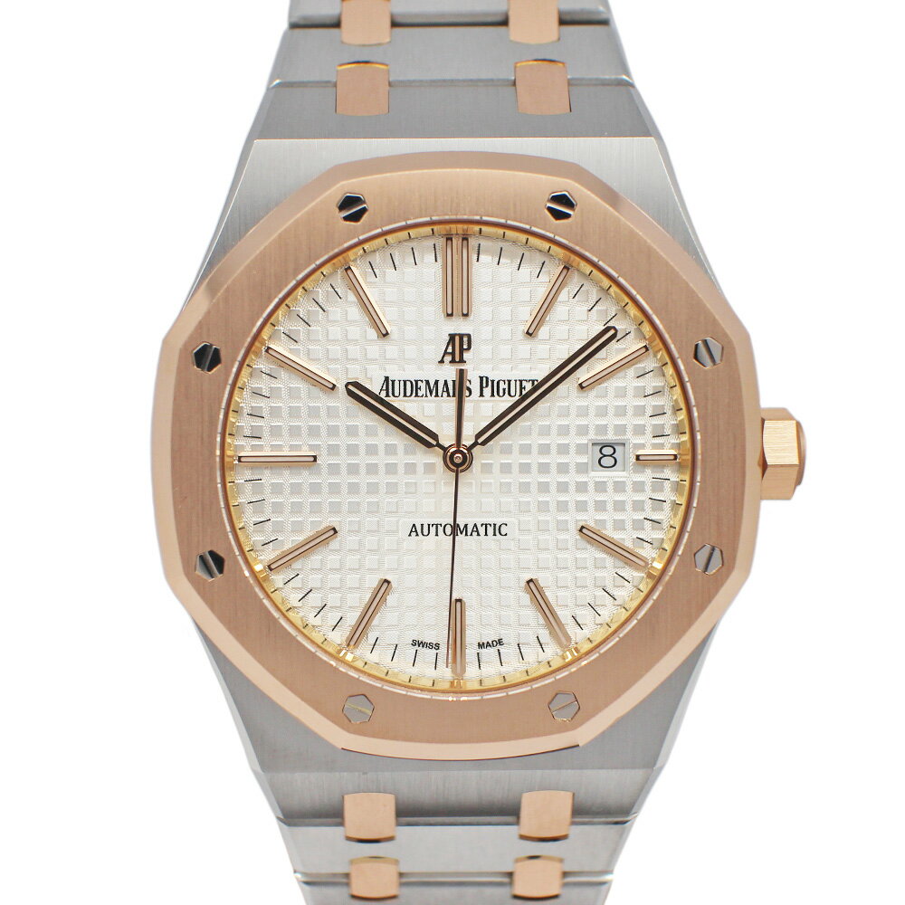 【名古屋】【AUDEMARS PIGUET】オーデマピゲ ロイヤルオーク 15400SR.OO.1220SR.01 シルバー SS PG 自動巻き メンズ 41mm 保証書付き【メーカーOH済】【中古】