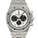 【名古屋】【AUDEMARS PIGUET】オーデマピゲ ロイヤルオーク クロノグラフ 26331ST.OO.1220ST.03 シルバー ブラック SS 自動巻き メンズ 保証書付き【中古】