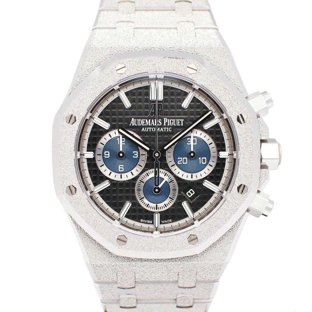 【名古屋】【AUDEMARS PIGUET】オーデマピゲ ロイヤルオーク クロノグラフ フロステッドゴールド 26331BC.GG.1224BC.03 ブラック グレーブルー WG 自動巻き メンズ 保証書付き【中古】