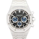 【名古屋】【AUDEMARS PIGUET】オーデマピゲ ロイヤルオーク クロノグラフ フロステッドゴールド 26331BC.GG.1224BC.03 ブラック グレーブルー WG 自動巻き メンズ 保証書付き【中古】