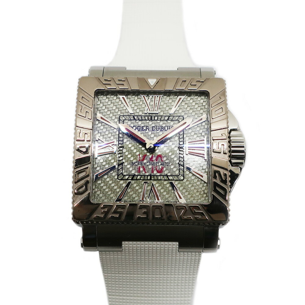 【最大3万円クーポン 6/1 0:00~】【天白】【ROGER DUBUIS】ロジェ・デュブイ アクアマーレ GA41.14 9 TX3/K10 コンプリートサービス済 自動巻 メンズ 腕時計【中古】