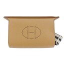【最大3万円割引クーポン 5/9 20:00~】【天白】【HERMES】エルメス ヴィドポッシュ ビスキュイ ショルダーバッグ トゴ ブラウン シルバー金具 B...