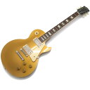 【最大3万円クーポン 4/4 20:00~】【天白】【GIBSON】ギブソン 1957 レスポール ゴールドトップ GOLD TOP カスタム トゥルーヒストリック TRUE HISTORIC 2015 エイジド加工 ギター 楽器 ケース【中古】