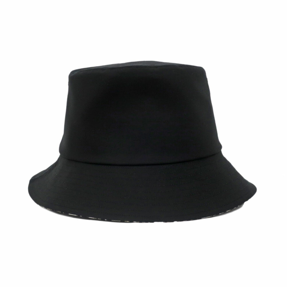 【最大3万円割引クーポン 5/9 20:00~】【名東】【CHRISTIAN DIOR】ディオール Teddy D ボブハット ブラック オブリーク サイズ57 帽子 小物 【未使用】】【中古】