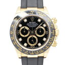 【名古屋】【ROLEX】ロレックス デイトナ 116518LNG ランダム ブラック イエローゴールド YG ラバー 自動巻き メンズ 保証書付き 2021年【...