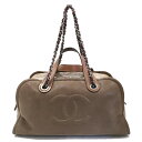 【最大3万円割引クーポン 5/9 20:00~】【栄】【CHANEL】シャネル インザミックス A50605 ブラウン シルバー金具 ハンドバッグ 2WAY 1...