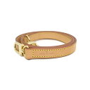 【名東】【LOUIS VUITTON】ルイヴィトン ヌメ革 ショルダーストラップ ベージュ系 ゴールド金具【中古】