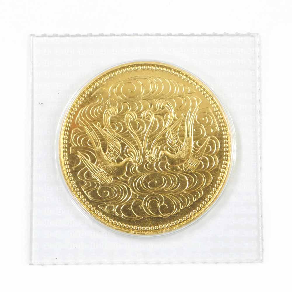 【名東】【OTHER】天皇陛下御在位60年記念 10万円金貨 拾万円金貨 昭和六十二年 K24 20g ブリスターパック【未使用】【中古】