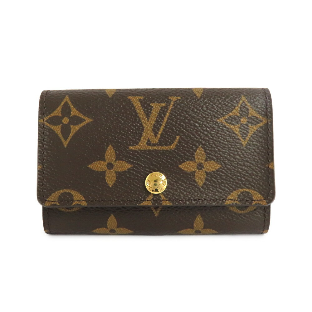 【名古屋】【LOUIS VUITTON】ルイヴィトン キーケース ミュルティクレ6 M62630 モノグラム ブラウン ゴールド金具 6連 鍵 レザー 小物 レディース メンズ【中古】