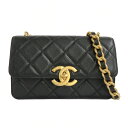 【名古屋】【CHANEL】シャネル マトラッセ キャビアスキン フラップバッグ チェーンショルダーバッグ ブラック ゴールド金具 黒 レディース【新品】【未使用...