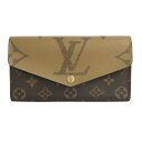 【名古屋】【LOUIS VUITTON】ルイヴィトン ジャイアントモノグラムリバース ポルトフォイユ サラ M80726 レディース長財布【中古】