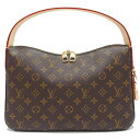 【最大3万円割引クーポン 5/1~】【栄】【LOUIS VUITTON】ルイヴィトン スラウチィPM ショルダーバッグ M11952 モノグラム ブラウン ゴー...
