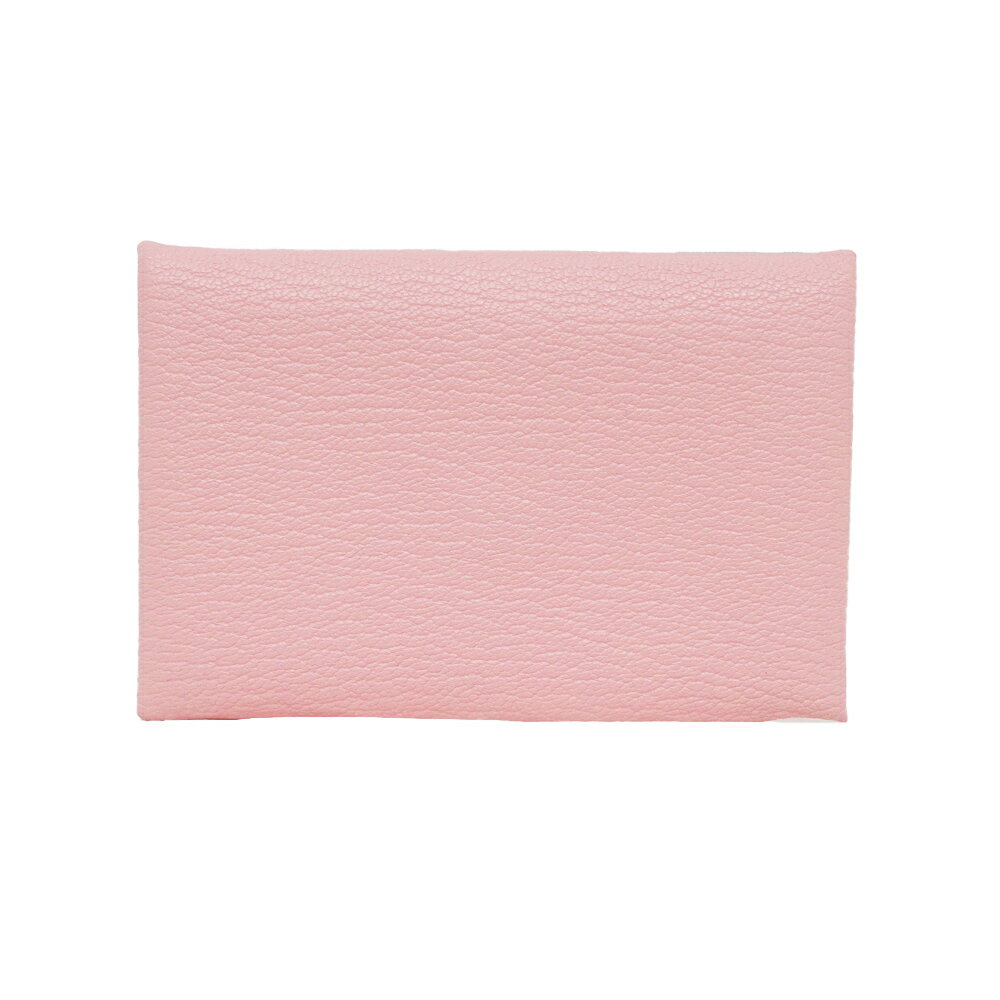 【名東】【HERMES】エルメス カルヴィ ローズサクラ シルバー金具 シェーブル D刻印 2019年製造 ピンク系 レディース【中古】