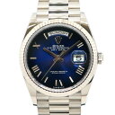 【天白】【ROLEX】ロレックス デイデイト36 128239 ブルーオンブレ ローマインデックス K18WG 新ダイヤル メンズ 腕時計【新品】【未使用】 【...