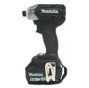 【名東】【MAKITA】マキタ 充電式 ソフトインパクト ドライバ TS141DRGXB バッテリ2個 黒 ブラック 電動工具【未使用】【中古】