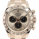 【最大3万円割引クーポン 5/1~】【栄】【ROLEX】ロレックス 腕時計 コスモグラフデイトナ 116505 サンダスト/ブラック ERG エバーローズゴール...