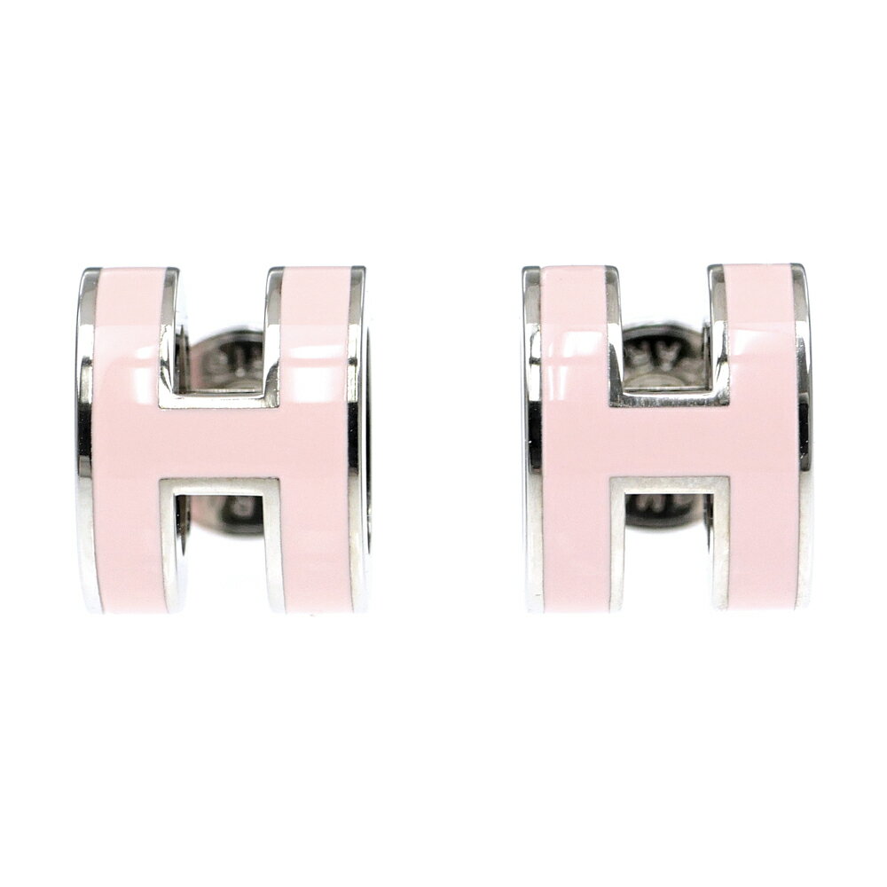 【名東】【HERMES】エルメス ピアス ポップアッシュ ミニ H 一対 ピンク シルバーカラー ジュエリー その他【新品同様】【中古】のサムネイル