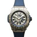 【最大3万円割引クーポン 5/9 20:00~】【天白】【HUBLOT】ウブロ ビックバン ウニコ GMT チタニウム 471.NX.7112.RX スケルトン ネイビー ラバー 腕時計 自動巻き メンズ【中古】(2)