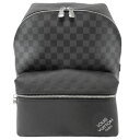 【天白】【LOUIS VUITTON】ルイヴィトン ディスカバリーバックパックPM N40436 ダミエアンフィニ&グラフィット ブラック シルバー金具 リュッ...