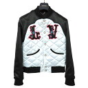 【最大3万円割引クーポン 5/1~】【名古屋】【LOUIS VUITTON】ルイヴィトン バイカラー サテン ボンバージャケット ブルゾン 24AW RM242...