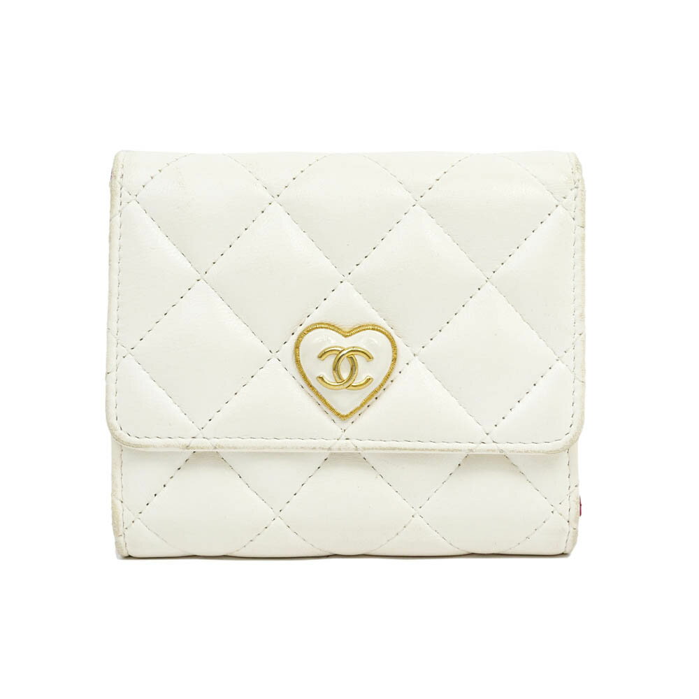 楽天市場】chanel 財布 三つ折り(カラーホワイト)(財布 楽天市場】chanel 財布 三つ折り(カラーホワイト)(財布