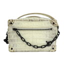 【最大3万円割引クーポン 5/1~】【名古屋】【LOUIS VUITTON】ルイヴィトン ミニ・ソフトトランク N98903 サハラ クロコダイル チェーン シ...