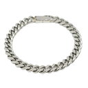 【最大3万円割引クーポン 5/1~】【栄】【JEWELRY】ジュエリー ブレスレット 喜平 キヘイ 2面シングル 腕周り約17cm プラチナ Pt850 全長約...