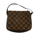 【最大3万円割引クーポン 5/1~】【天白】【LOUIS VUITTON】ルイヴィトン トゥルース メイクアップ ミニポシェット N51982 ダミエキャンバス...
