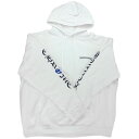 【最大3万円割引クーポン 5/1~】【天白】【CHROME HEARTS】クロムハーツ パーカー ローリングストーン ホワイト XXLサイズ コットン ブルー ...