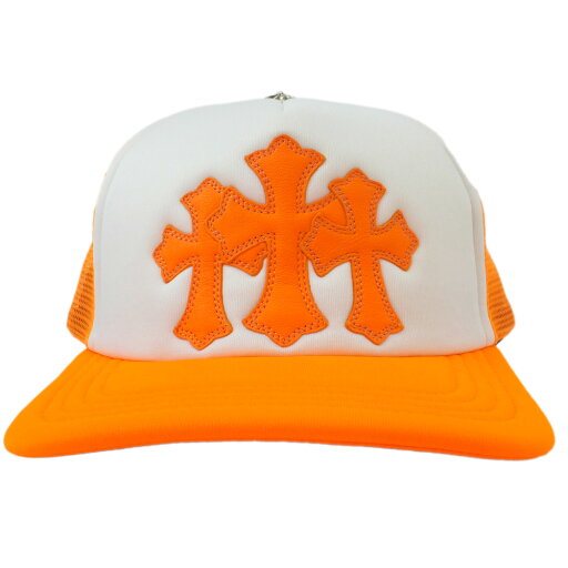 【最大4万円割引クーポン 5/28 10:00~】【天白】【CHROME HEARTS】クロムハーツ クロスパッチ キャップ オレンジ ホワイト メッシュ ポリエステル 羊革 メンズ レディース 帽子 ファッション 小物【新品】【未使用】【中古】 【最大4万円割引クーポン 5/28 10:00~】【天白】【CHROME HEARTS】クロムハーツ クロスパッチ キャップ オレンジ ホワイト メッシュ ポリエステル 羊革 メンズ レディース 帽子 ファッション 小物【新品】【未使用】【中古】