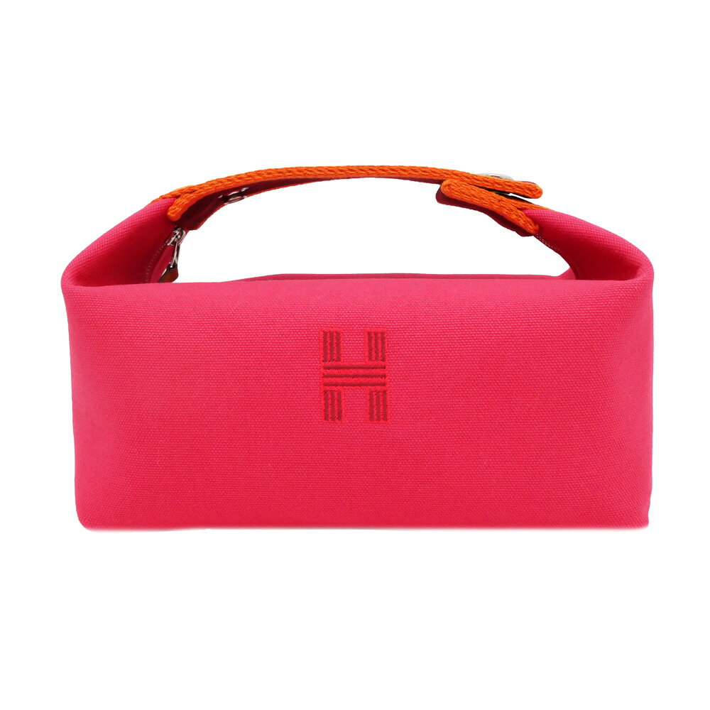 【名東】【HERMES】エルメス ブリッドアブラックPM ハンドバッグ ポーチ ハイビスカス ピンク【新品】【未使用】【中古】