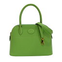 【最大3万円割引クーポン 5/1~】【栄】【HERMES】エルメス ボリード 27 □C刻印 1999年頃 2WAYバッグ ヴォーガリバー レザー アップルグリ...