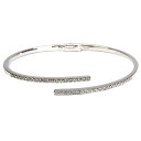 【最大3万円割引クーポン 5/1~】【名古屋】【JEWELRY】ブレスレット K18WG 18Kホワイトゴールド パヴェ ダイヤモンド 0.59ct バングル ...